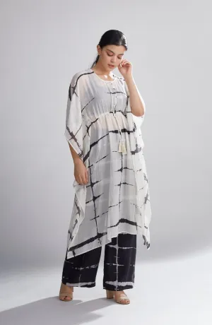 Koai   I   Black And White Shibori Pants