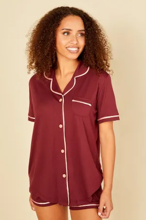 Kurzärmeliges Pyjama-Top