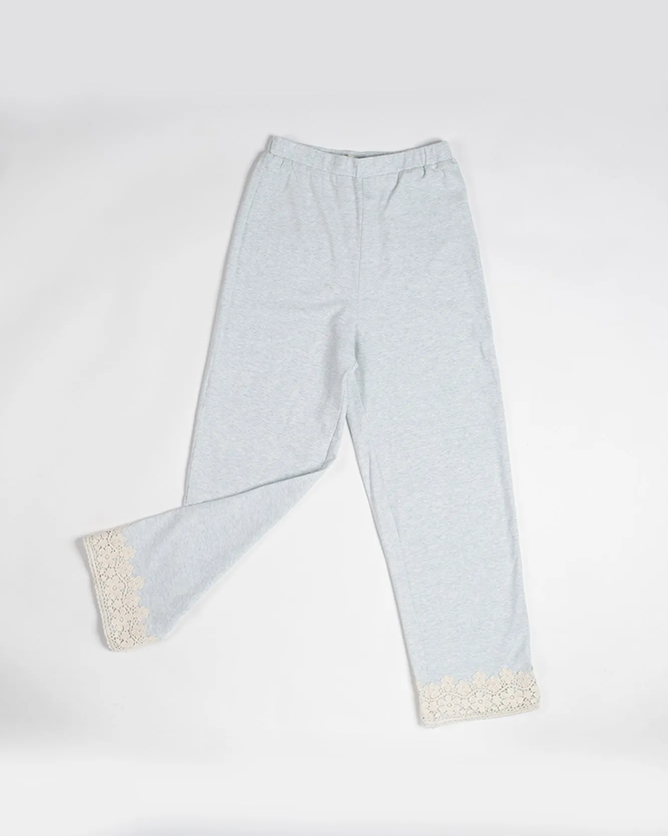 Lace Nursing Pajama Set (Pack of 3, top, pants & overshirt cardigan)
