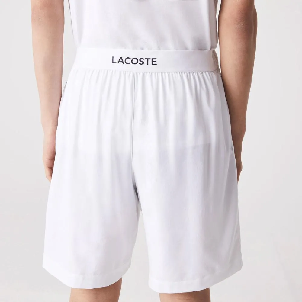 Lacoste Men's Ultra Light Short (White/Navy Blue)