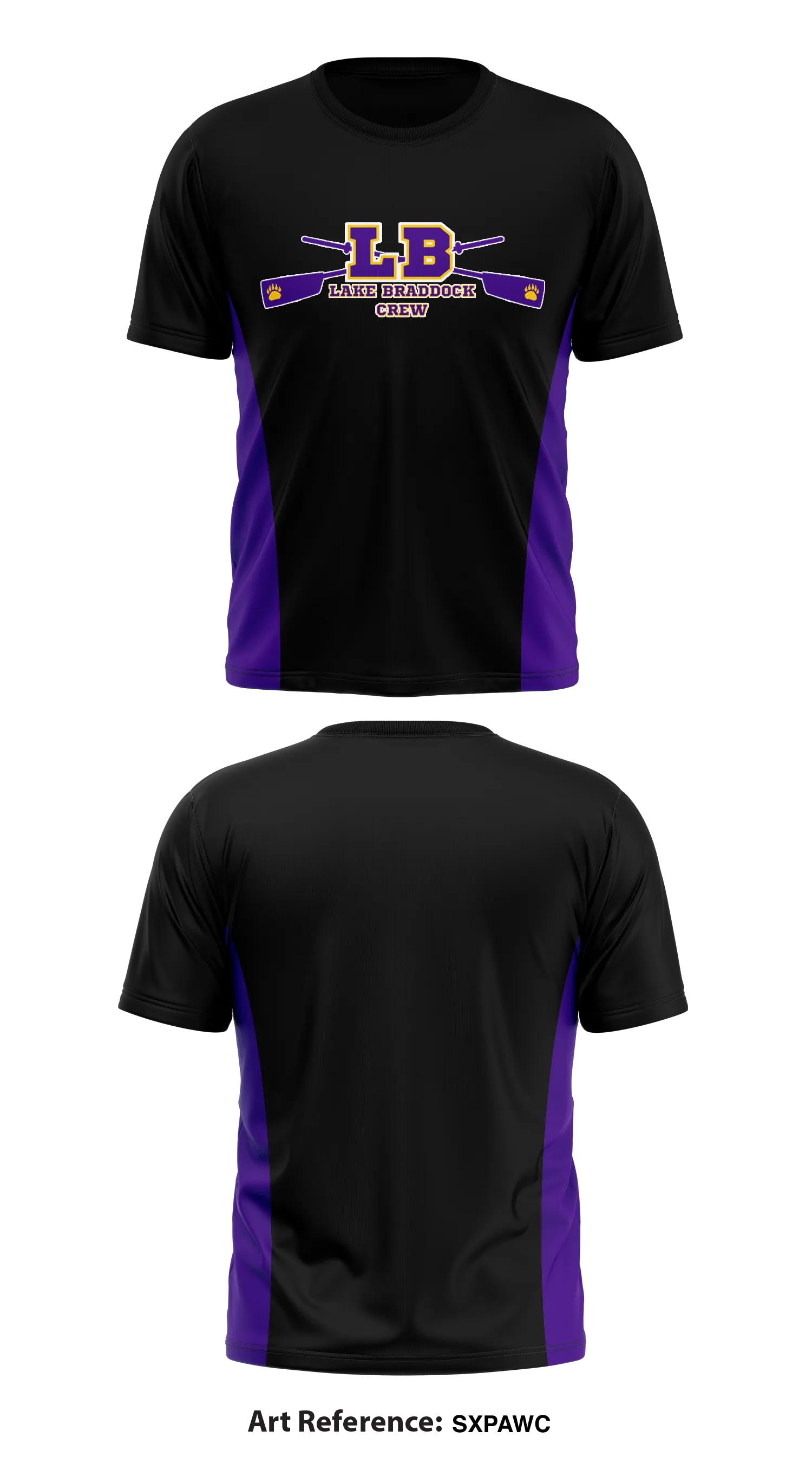 Lake Braddock Crew Core Men's SS Performance Tee - SxPAWC