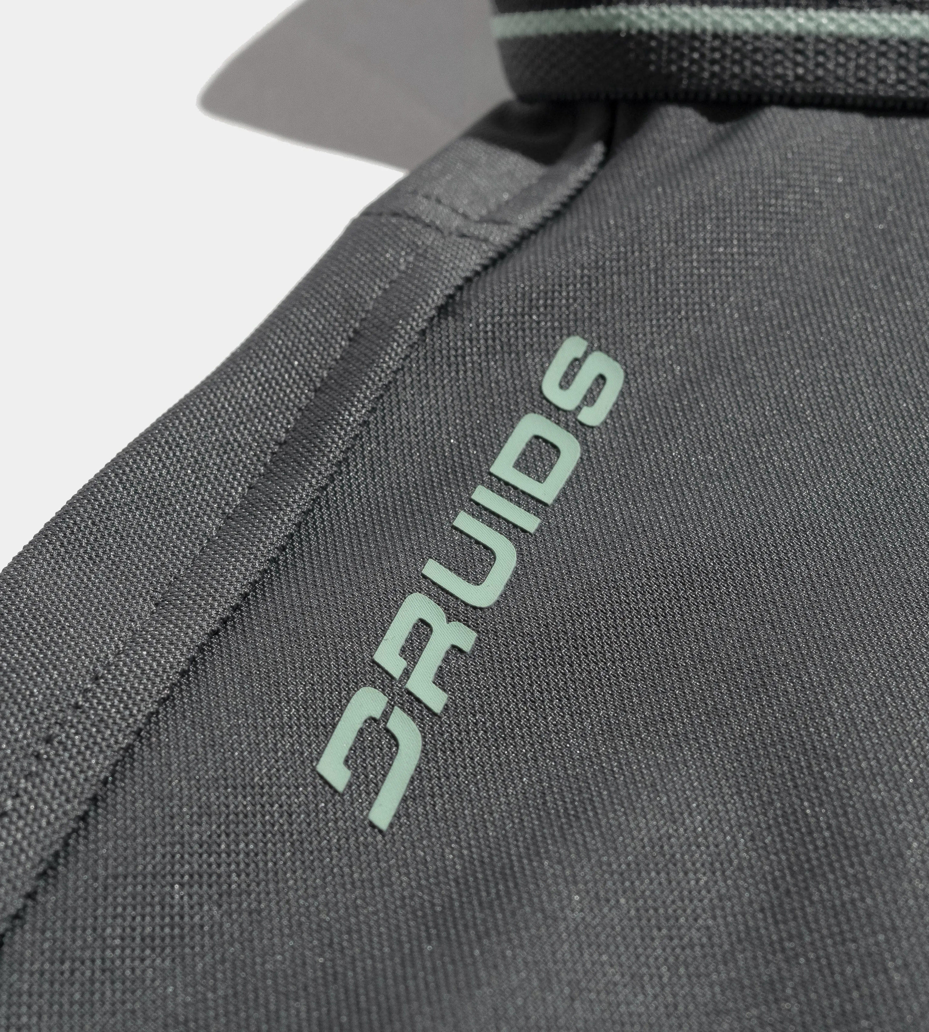 LEADER LONG SLEEVE POLO - CHARCOAL/MINT