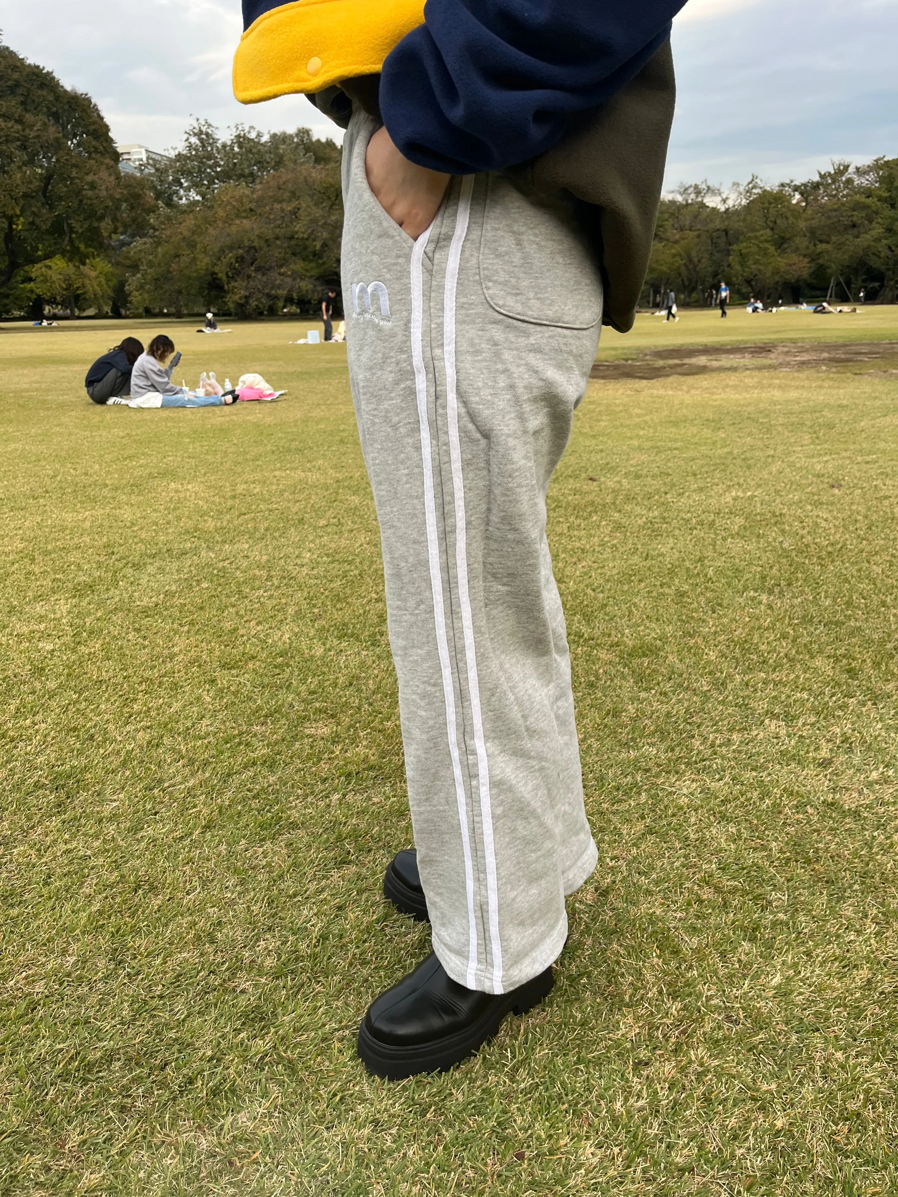 line sweat pants