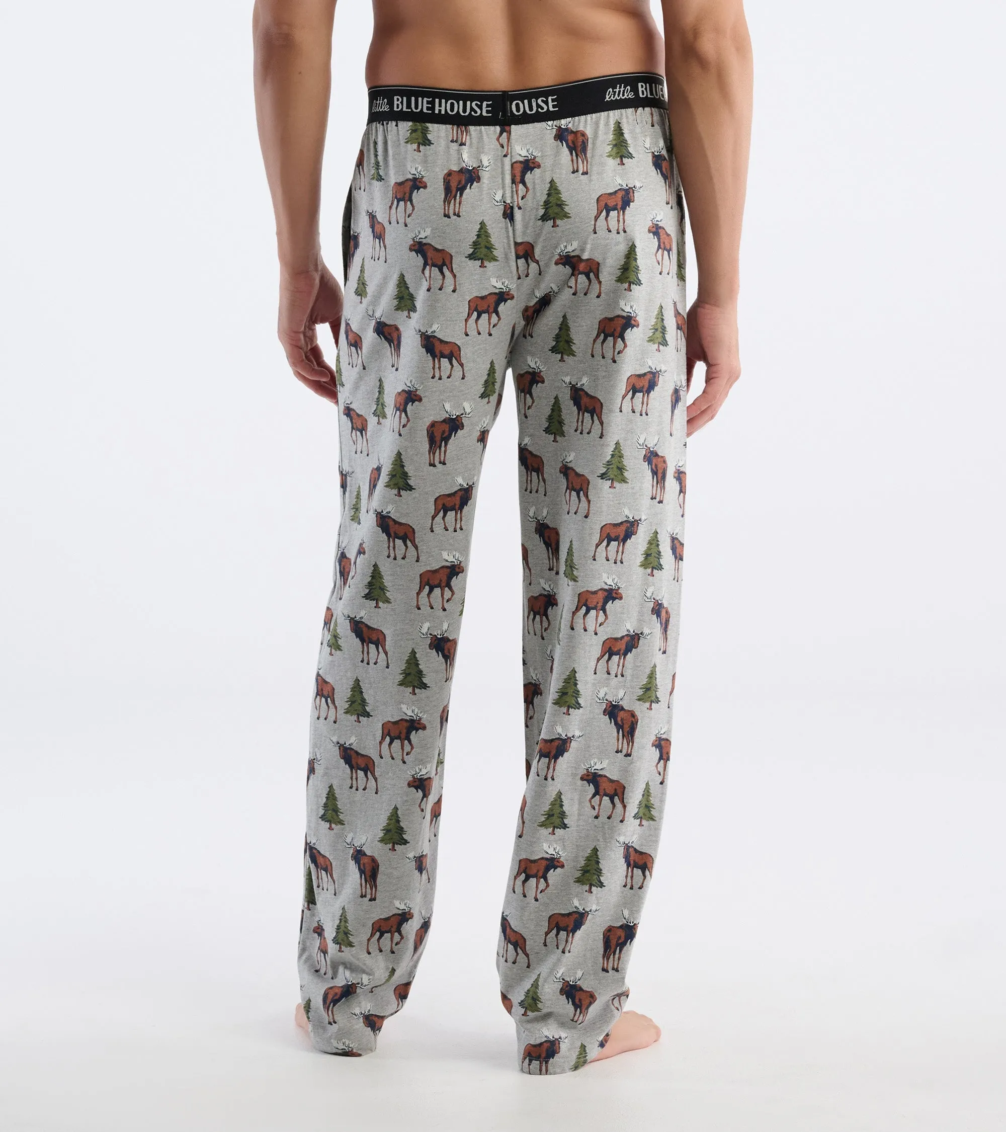 Little Blue House Men’s PJ Pant Wild Moose PAW1MO553