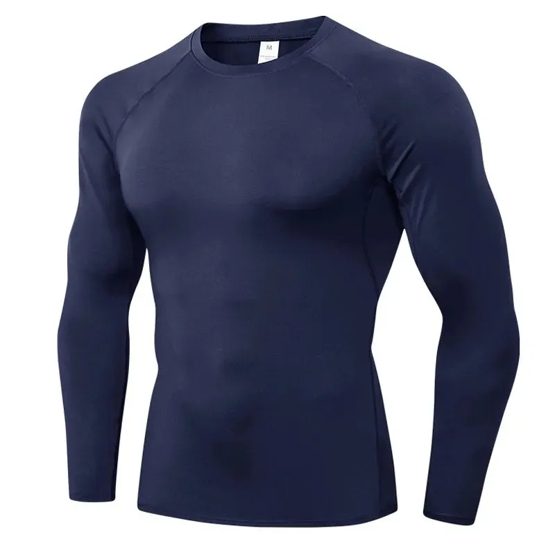 Long Sleeve Compression Gym Shirt