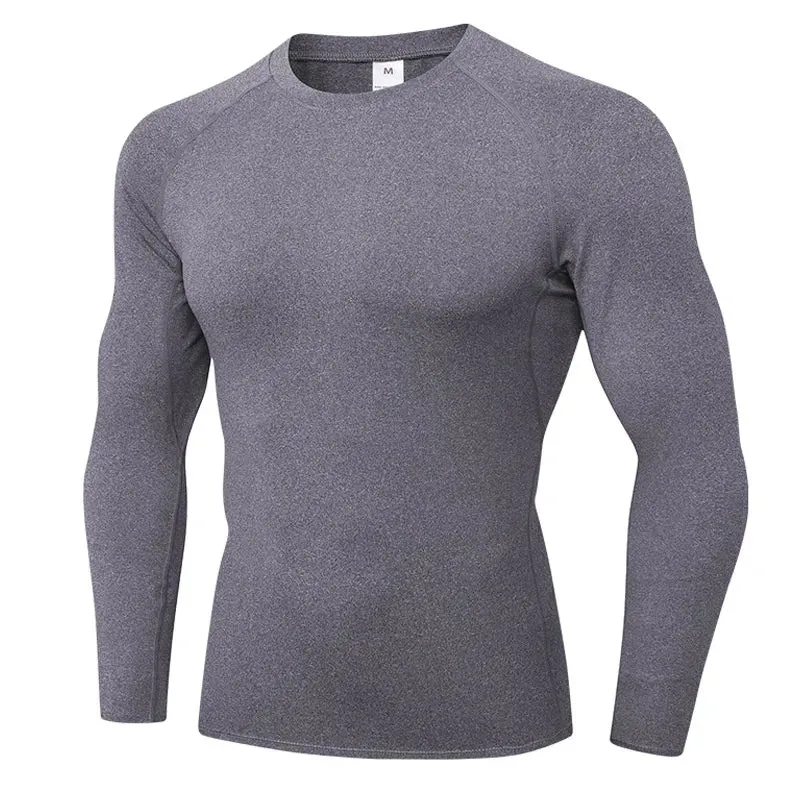 Long Sleeve Compression Gym Shirt