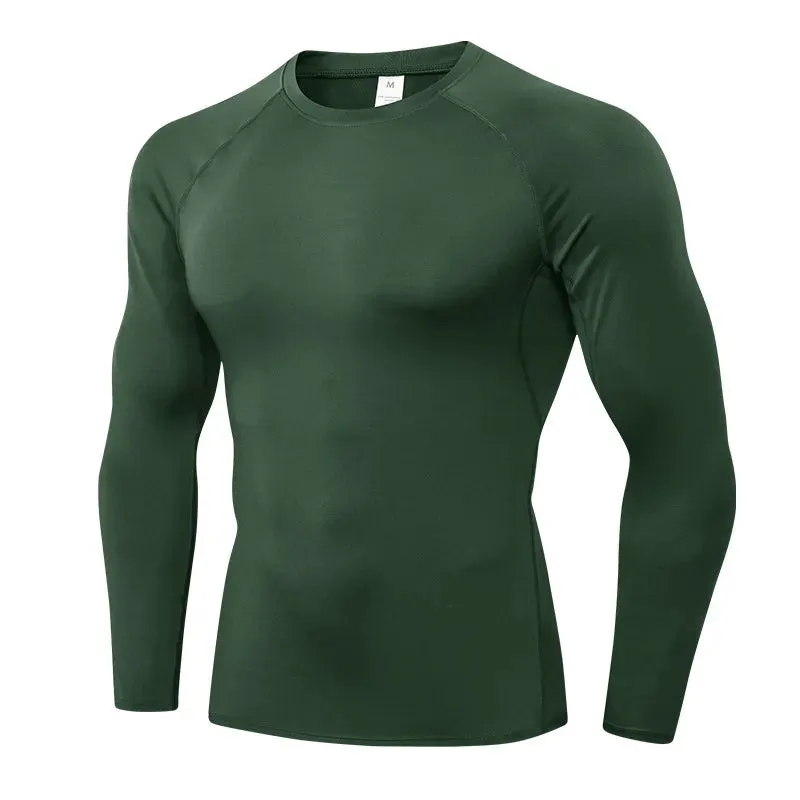 Long Sleeve Compression Gym Shirt