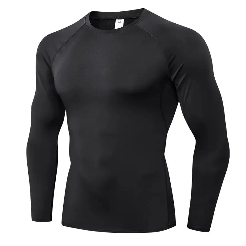 Long Sleeve Compression Gym Shirt