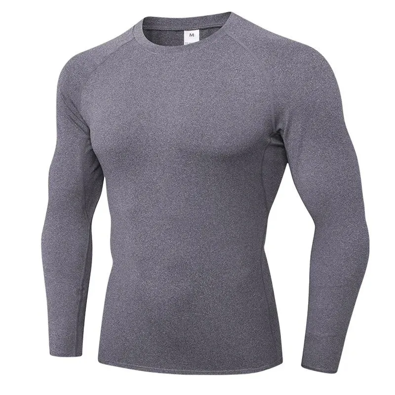 Long Sleeve Compression Gym Shirt