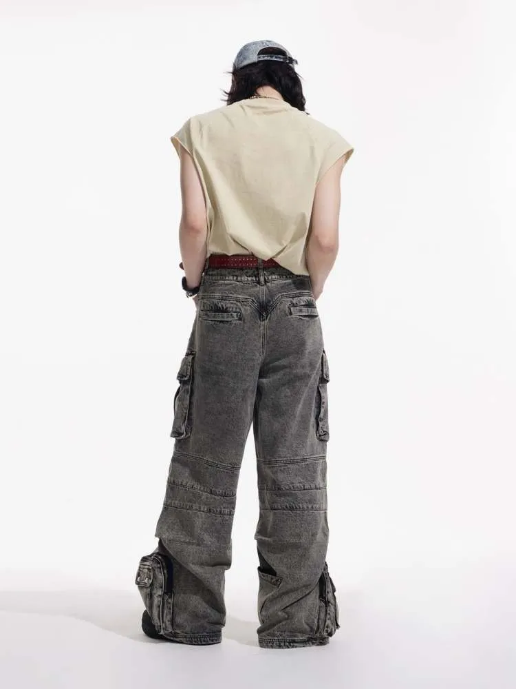 Loose Solid Color Sleeveless Cotton Tops【s0000006734】
