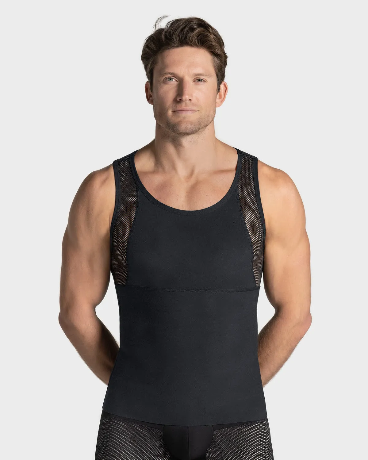 Lot de 3 t-shirts à manches emmanchures à forte compression en coton pima idéal pour un usage quotidien