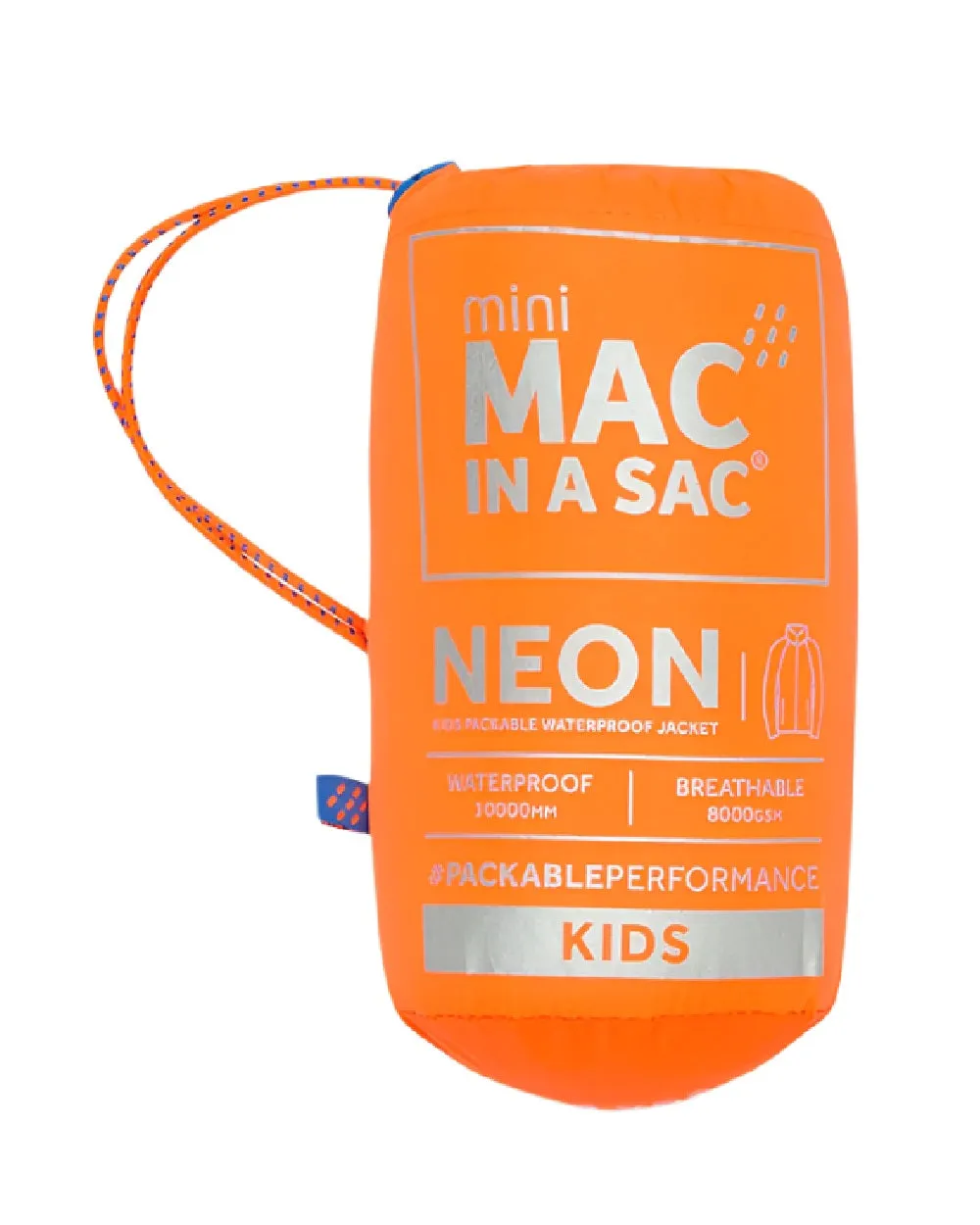 Mac In A Sac Mini Origin Neon Packable Waterproof Jacket