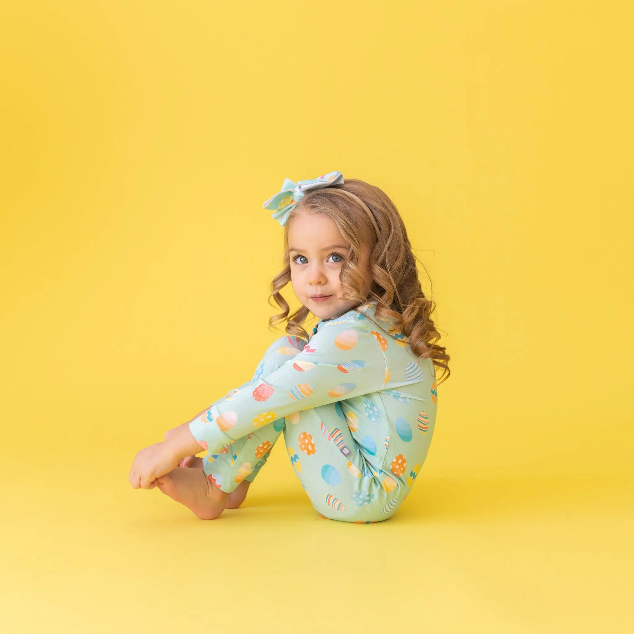 Macaron   Me Easter Eggs L/S Pajama Set