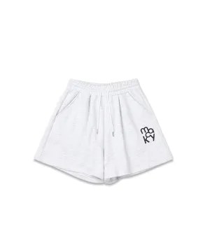 MACKY Golf: Delight Sweat Short Pants - Light Gray