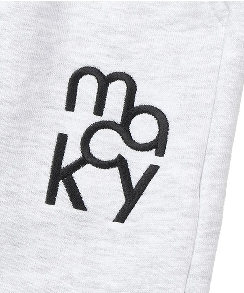 MACKY Golf: Delight Sweat Short Pants - Light Gray