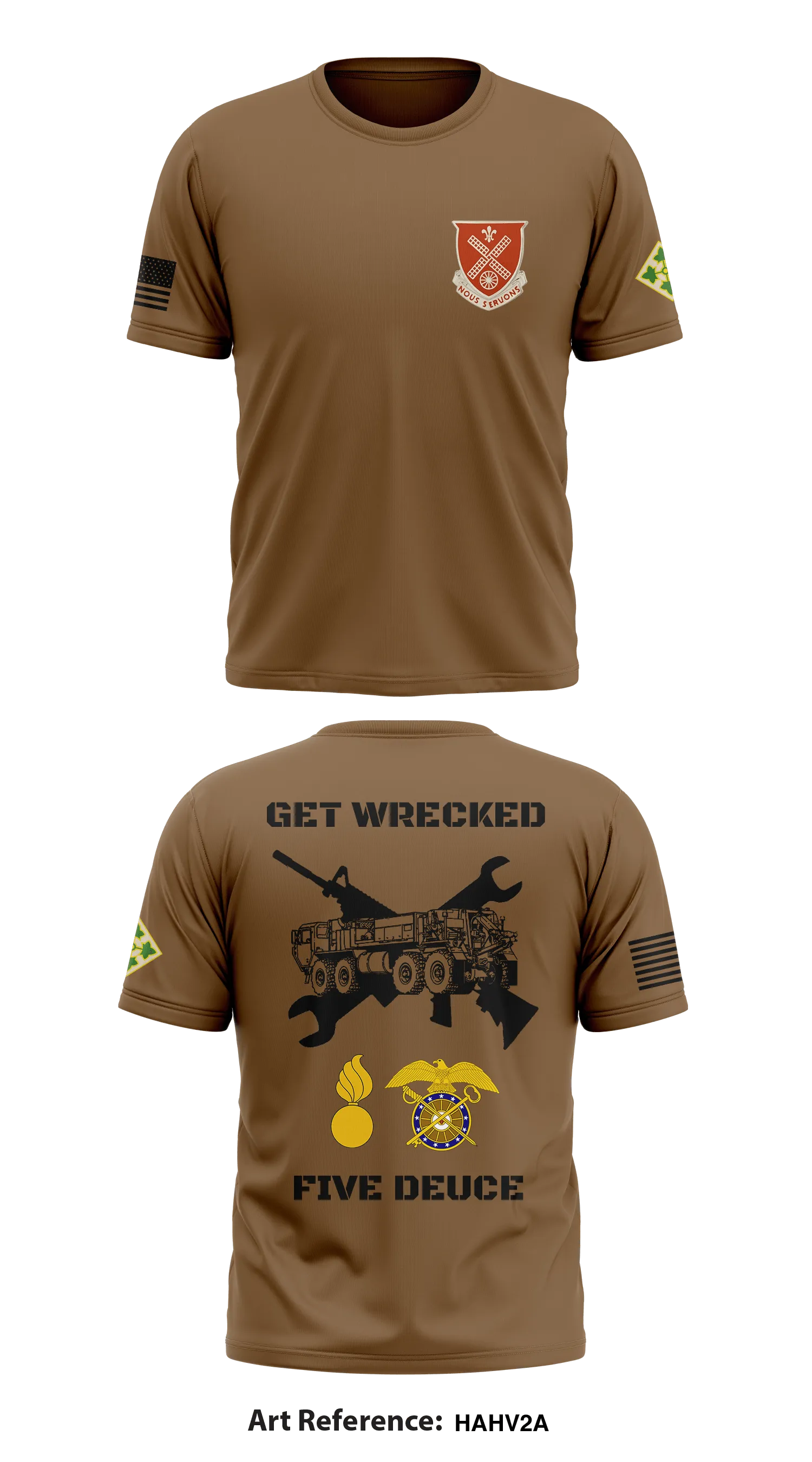 Maintenance Platoon, Echo Company, 52D Engineers Store 1 Core Men's SS Performance Tee - HaHv2A