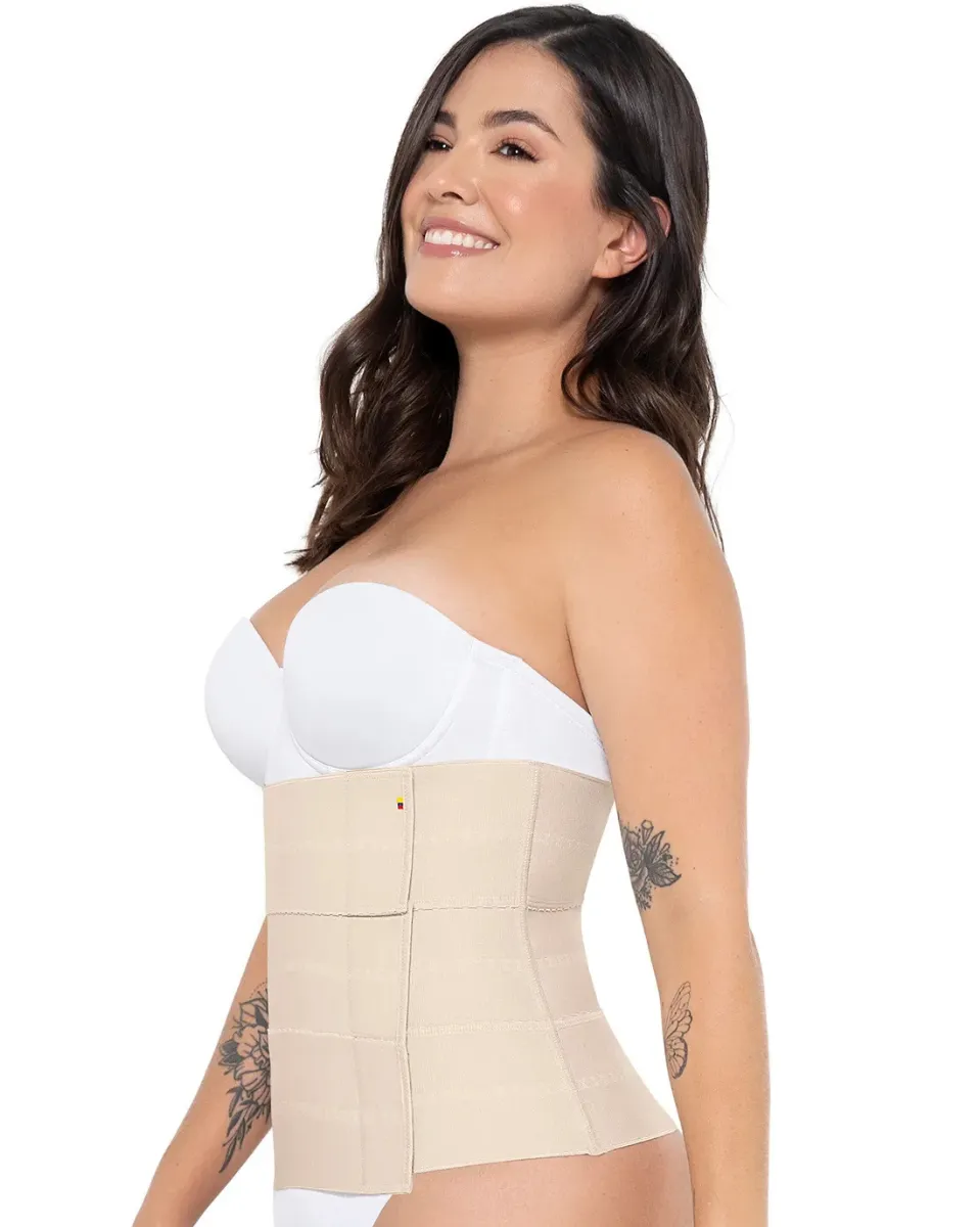 MariaE Fajas Stage 1 Post Surgery Waist Binder Medium Control