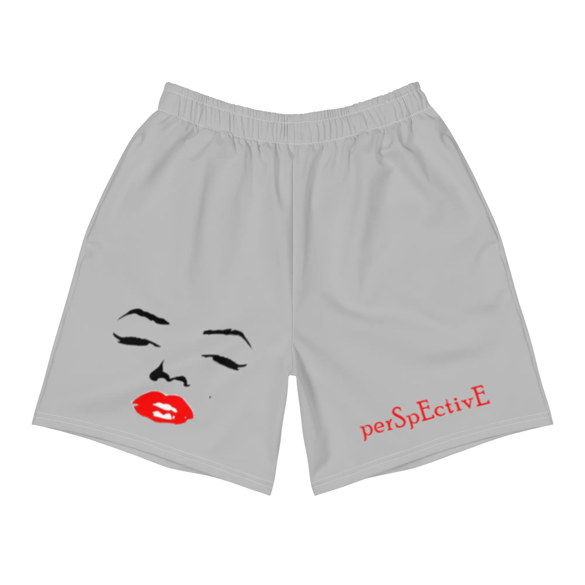 Marilyn Men's Athletic Shorts (Grey)