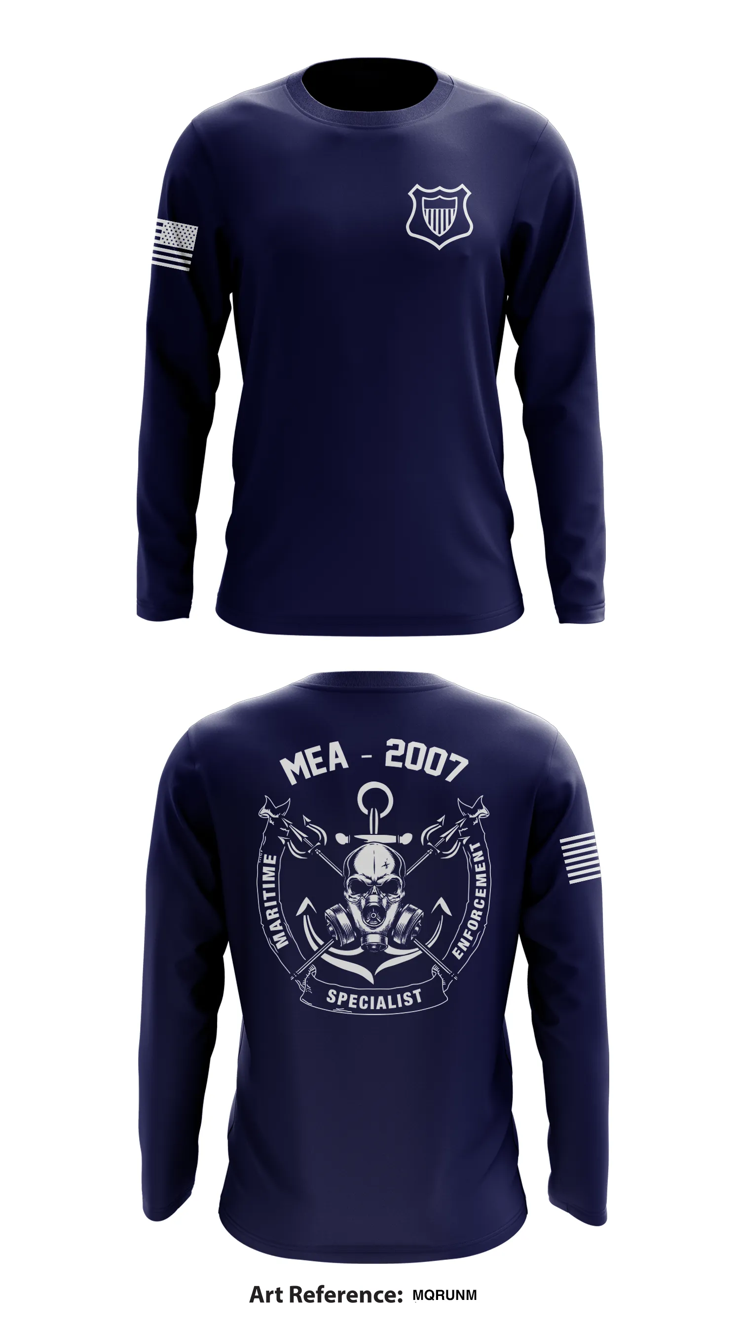 ME A school 2007 Core Men's LS Performance Tee - mQruNm