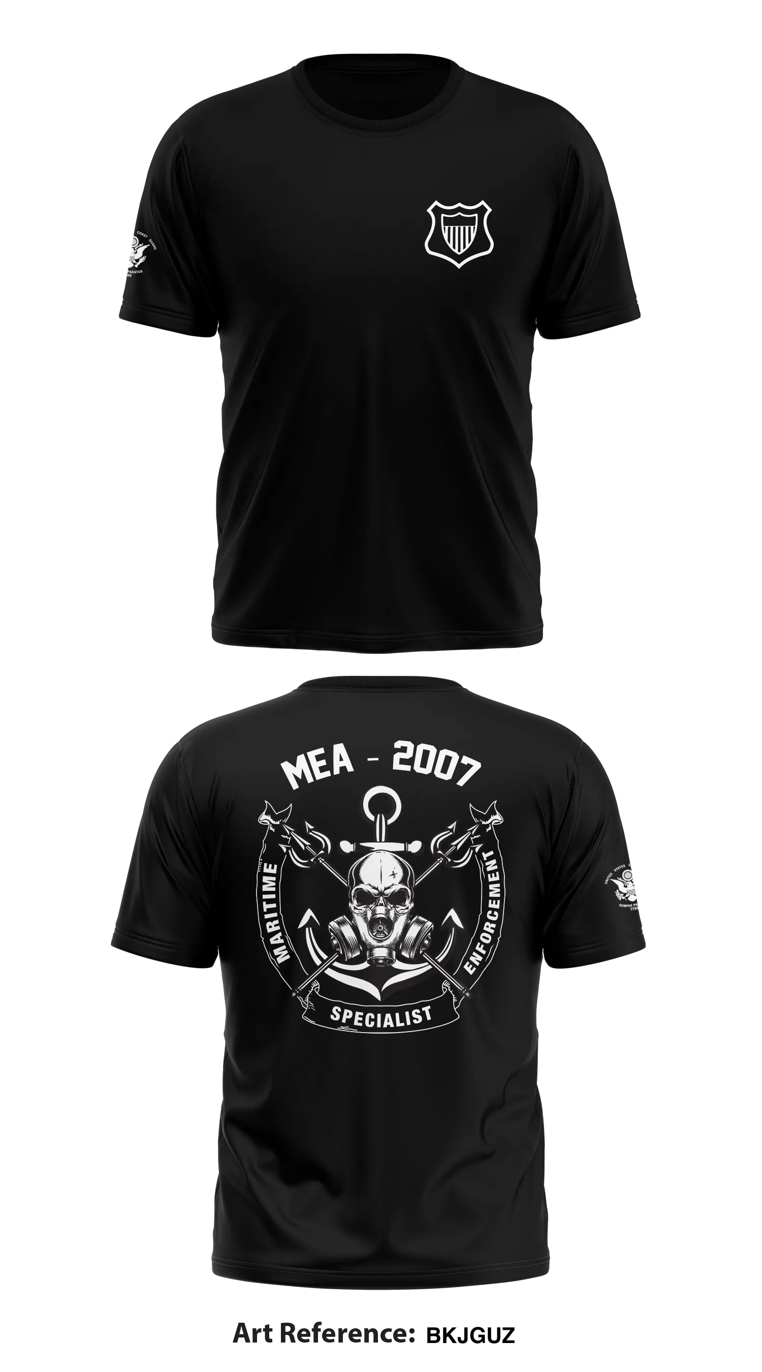 ME A school 2007 Core Men's SS Performance Tee - BkjGuZ