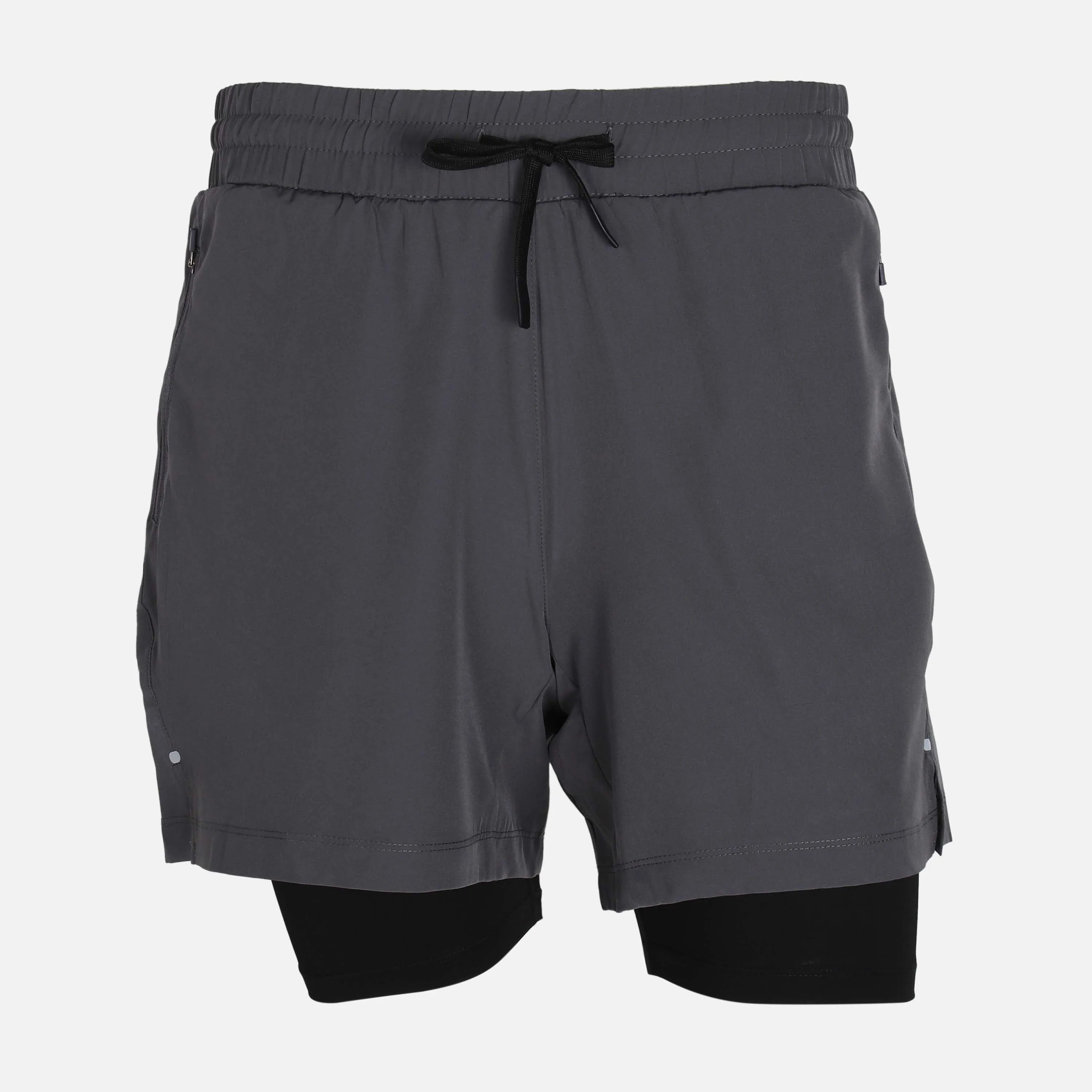 MEN FITNESS DOUBLE LAYER SHORTS