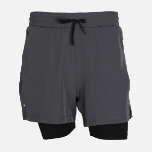 MEN FITNESS DOUBLE LAYER SHORTS