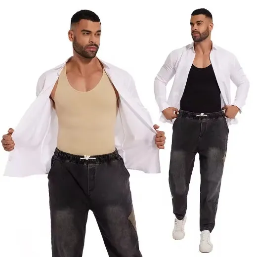 Mens Full Body Shaper Underwear Slimming Abdomen Compression Bodysuits Tummy Control Flat Stomach Shapewear Male Waist Shapers