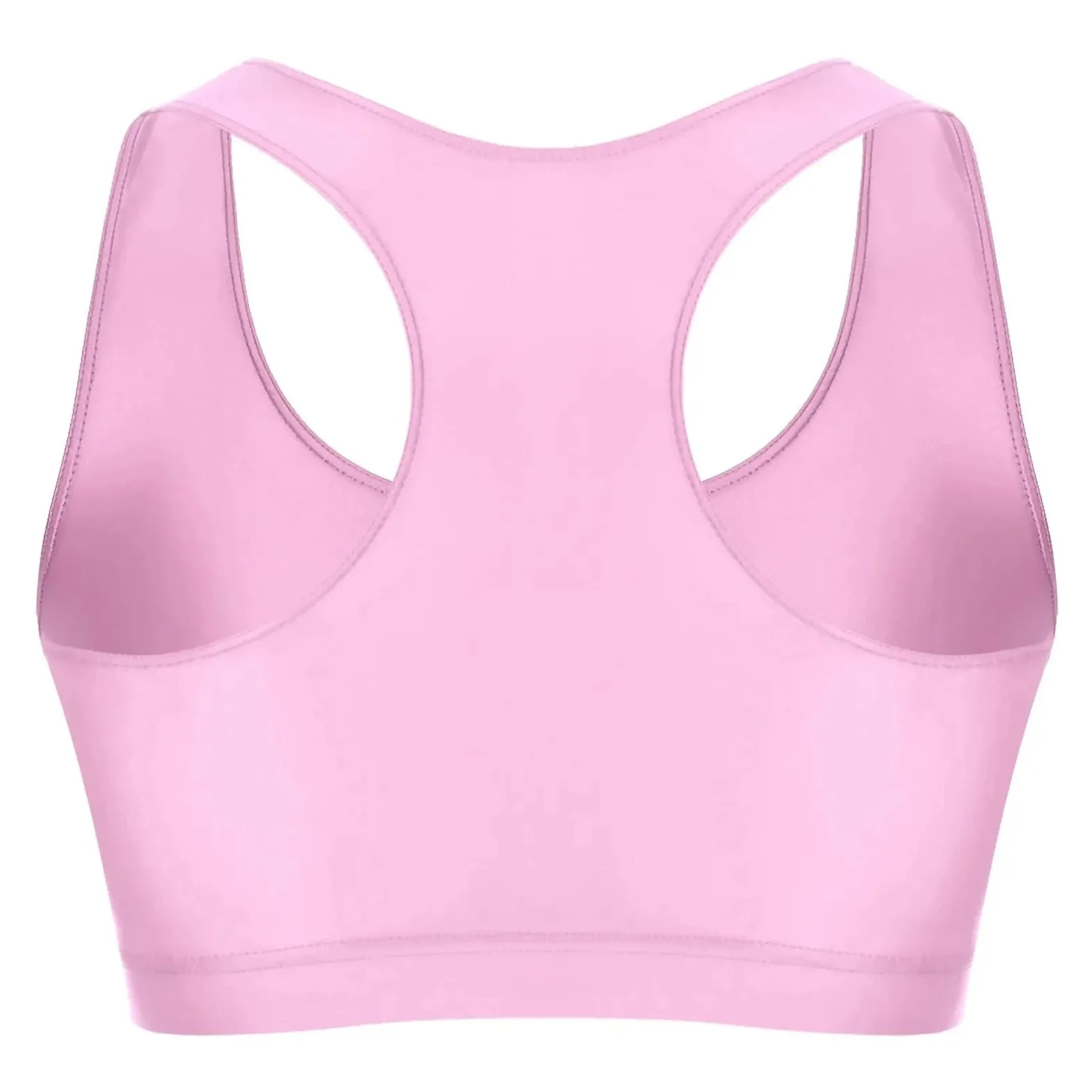 Men's Glossy Sports Crop Top