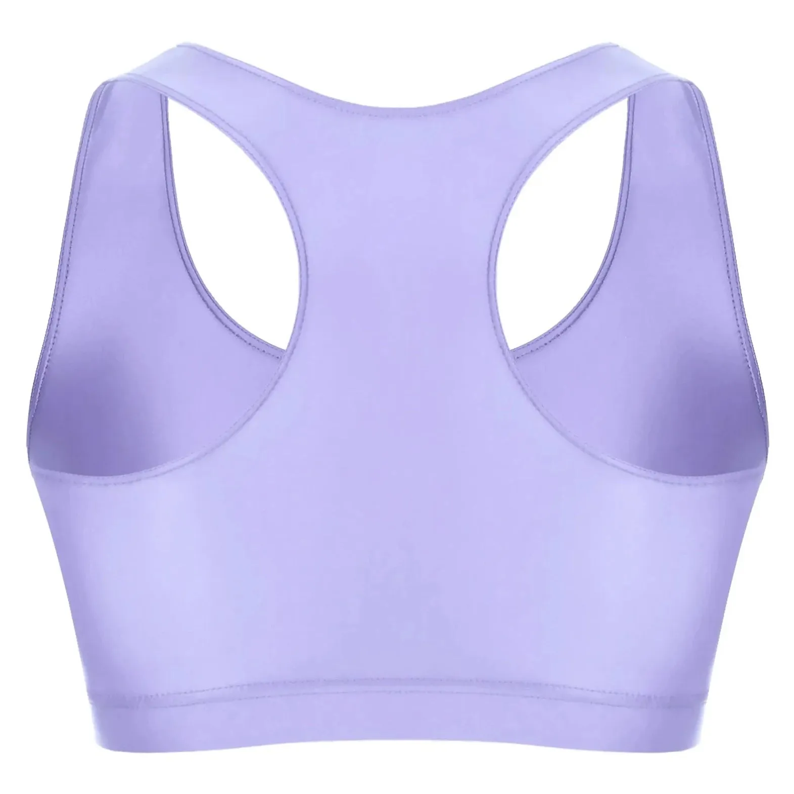 Men's Glossy Sports Crop Top