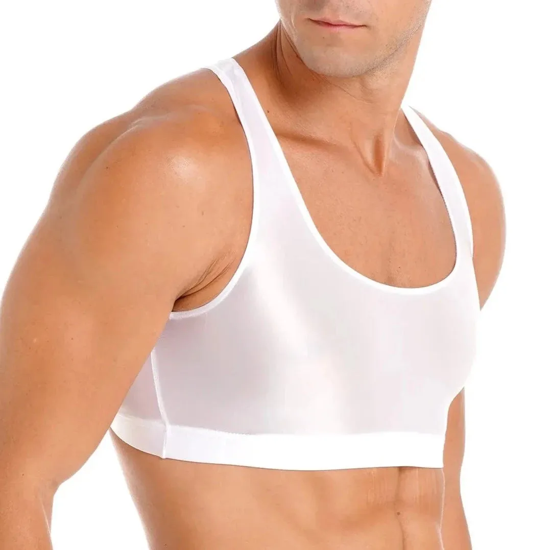 Men's Glossy Sports Crop Top