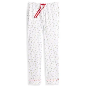 Men's Pima Pajama Bottoms -- Prancer
