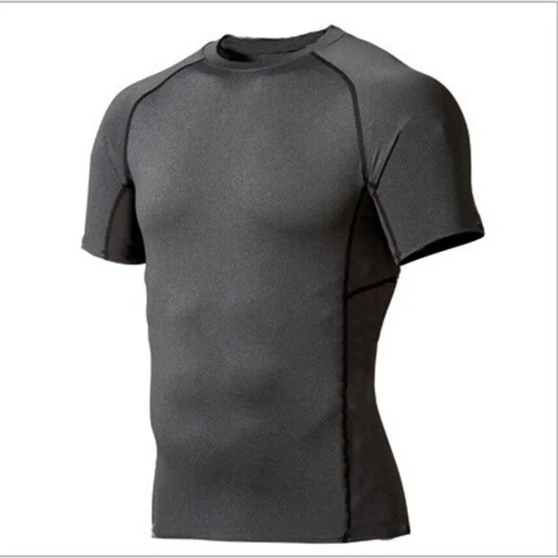 Mens Tops Compression Shirt Base Layer Short Sleeve T-Shirts