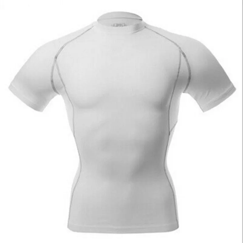 Mens Tops Compression Shirt Base Layer Short Sleeve T-Shirts