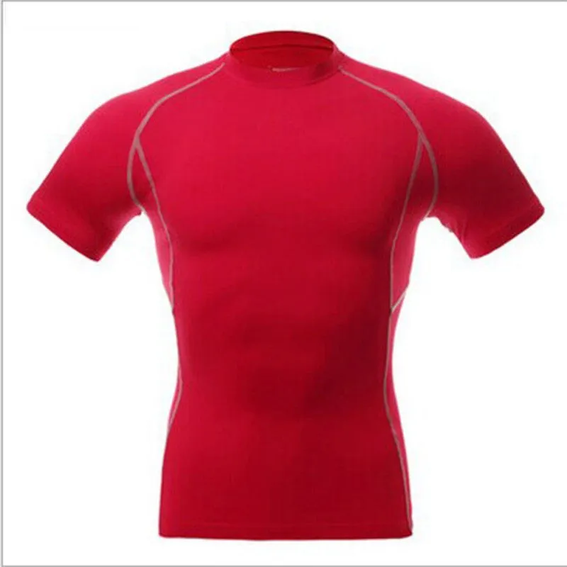 Mens Tops Compression Shirt Base Layer Short Sleeve T-Shirts