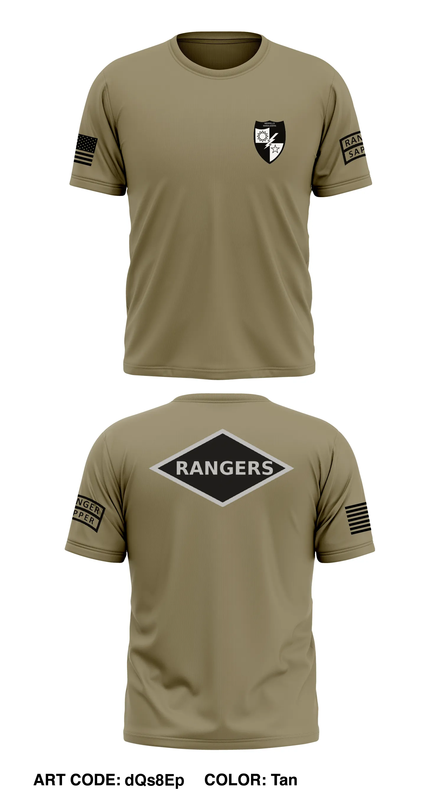 Merrill's Platoon, 4th RTB Store 1 Core Men's SS Performance Tee - dQs8Ep