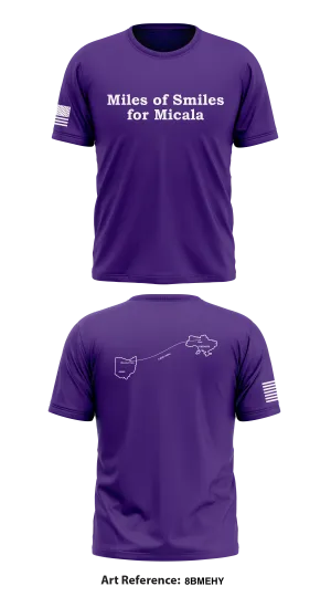 Miles of Smiles for Micala Store 1 Core Men's SS Performance Tee - 8bmehY