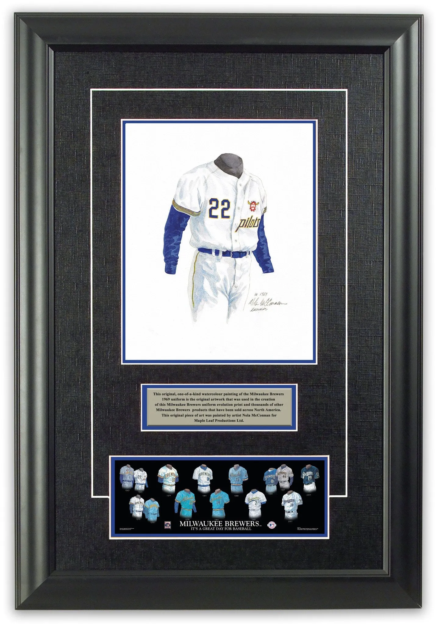 Milwaukee Brewers 1969 White