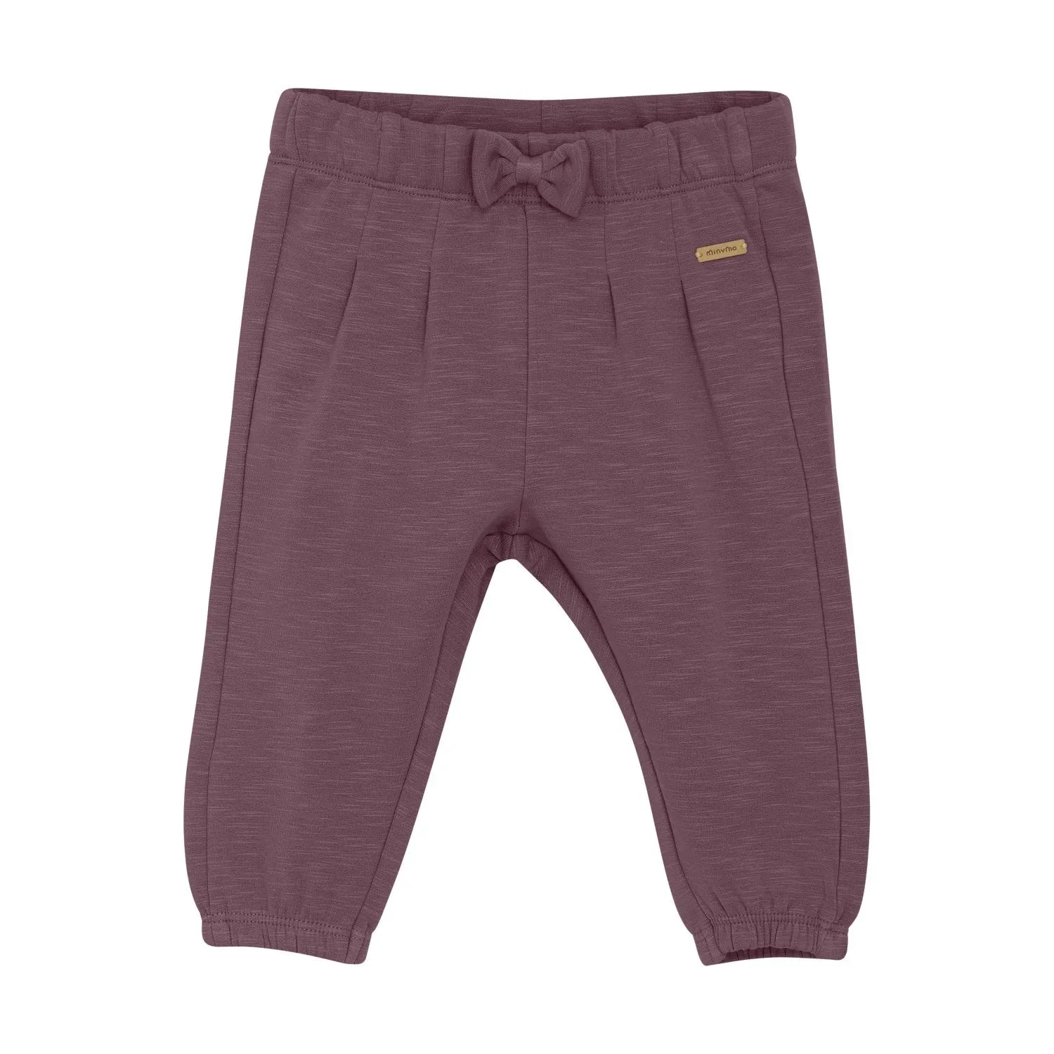 Minymo Sweat Pants - Black Plum