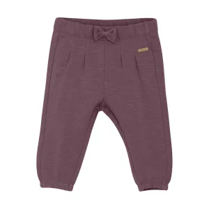 Minymo Sweat Pants - Black Plum