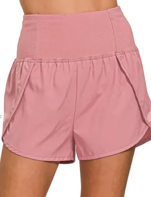 Morning Jog Athletic Shorts - Lt Rose