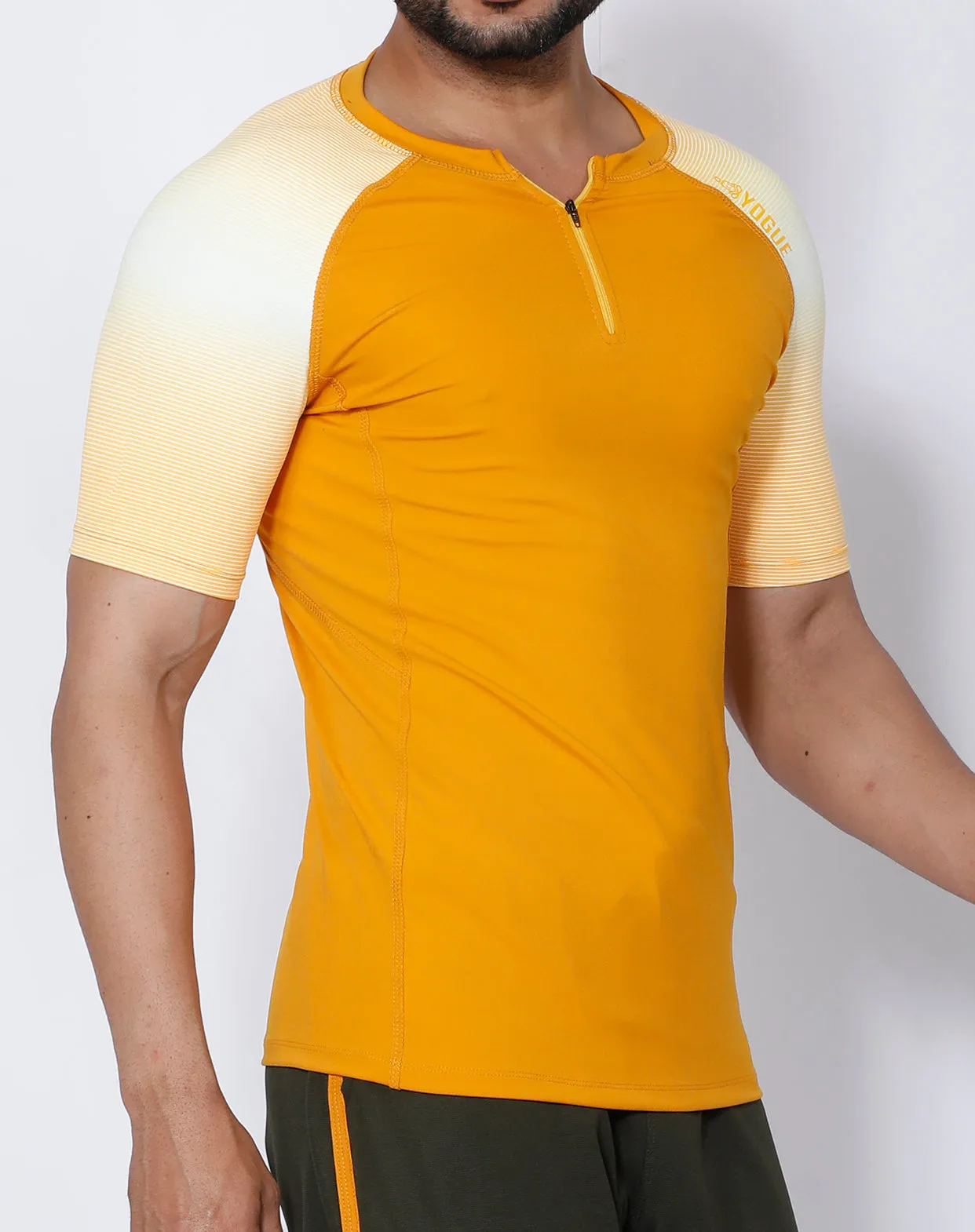 Mustard Yellow Compression T-Shirt