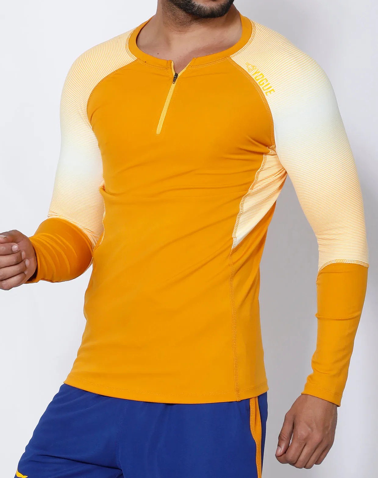Mustard Yellow Full Sleeve Compression