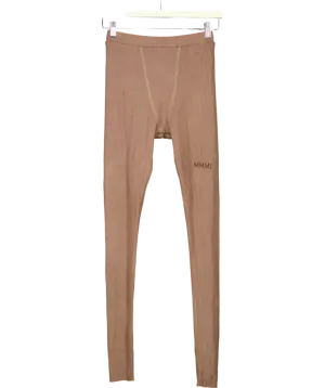 My mum made it Knitted Brown Leggings UK M
