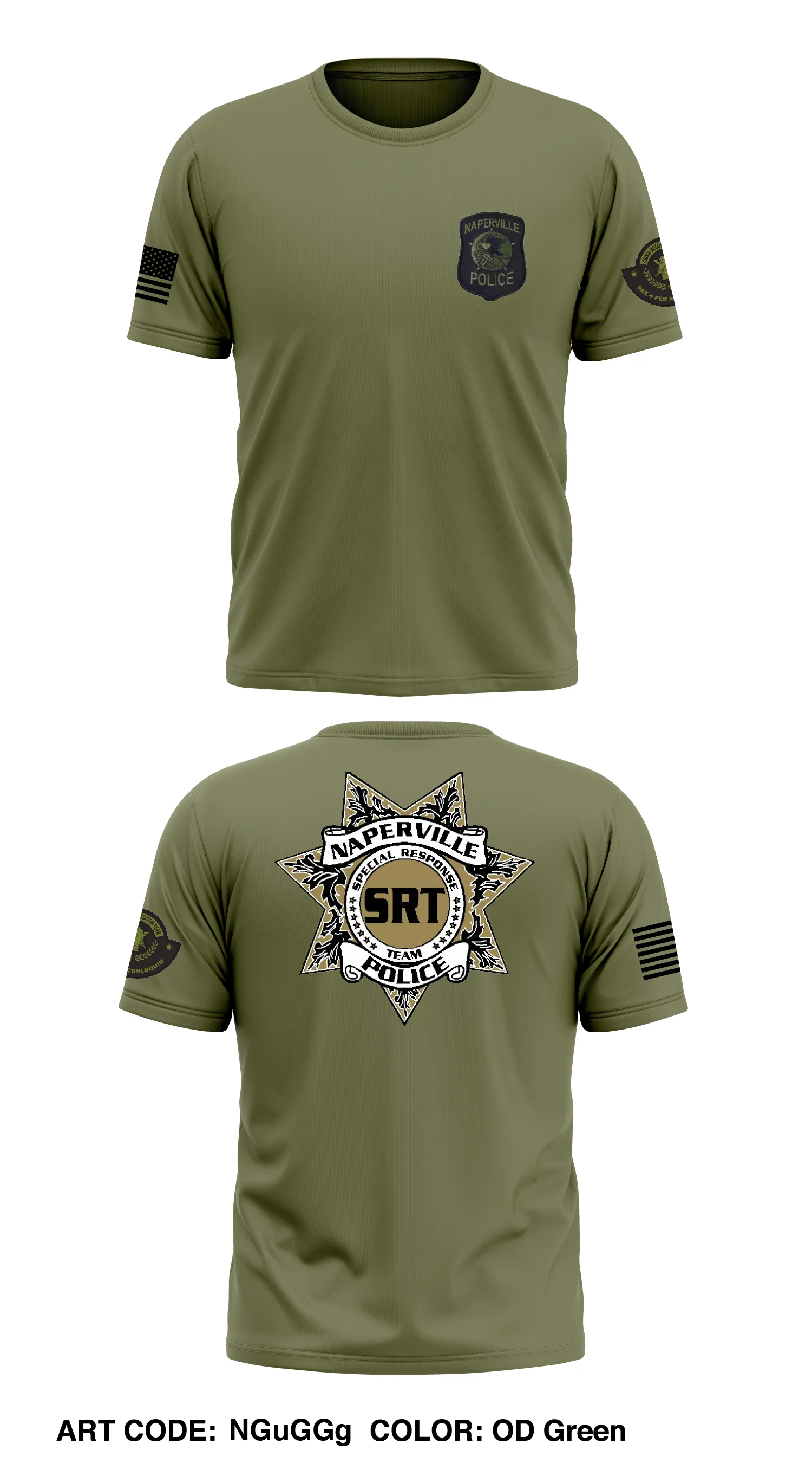 Naperville Police Crisis Negotiation Team  Store 1 Core Men's SS Performance Tee - NGuGGg