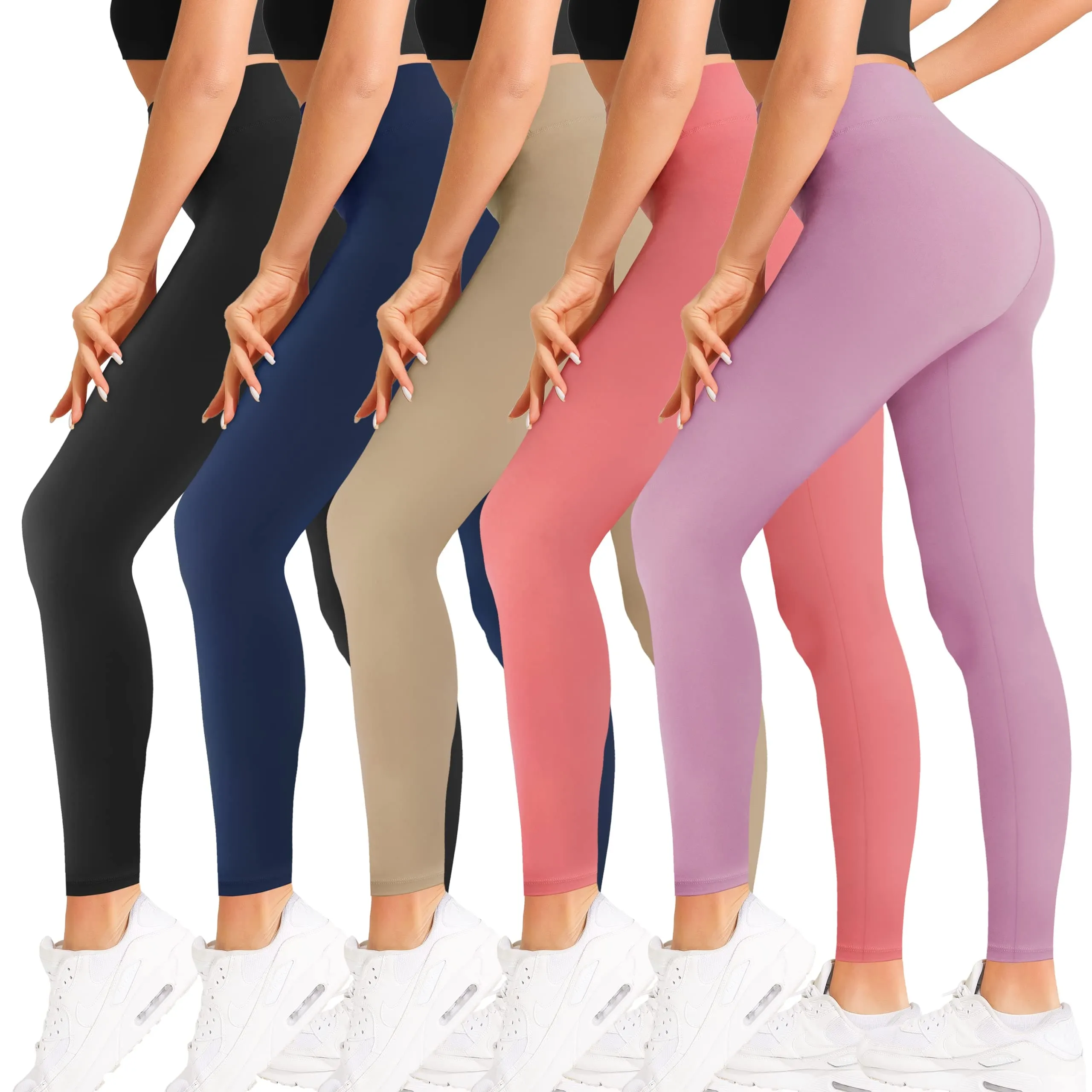 Natural Feelings Buttercloud High Waisted Leggings for Women Ultra Soft Stretch Opaque Slim Yoga Leggings