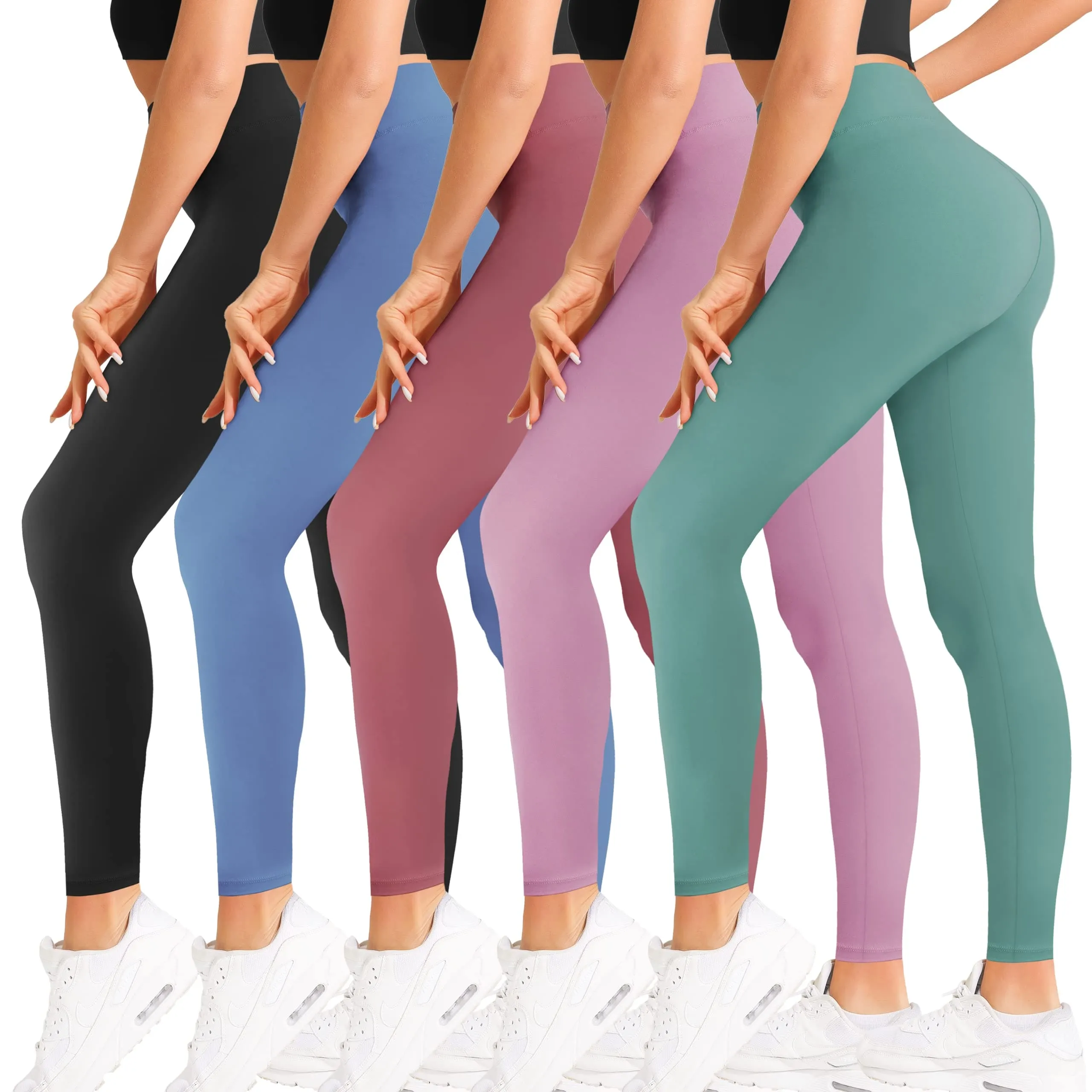 Natural Feelings Buttercloud High Waisted Leggings for Women Ultra Soft Stretch Opaque Slim Yoga Leggings