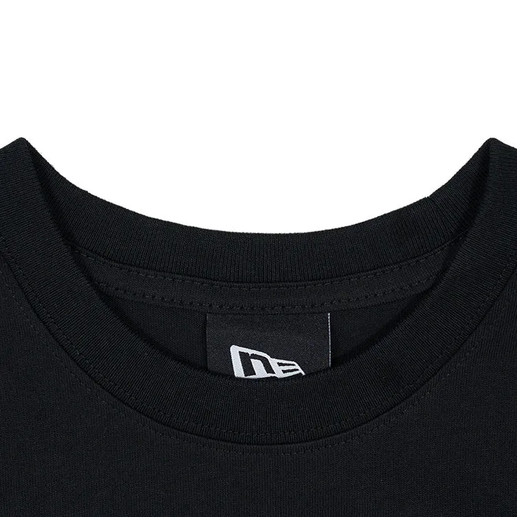 New Era New York Wordmark Floral Women Black Short Sleeve T-Shirt