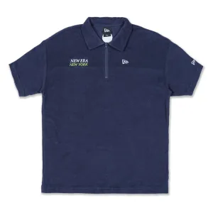 New Era Sports Club Tennis Navy Short Sleeve Terry Cloth T-Shirt