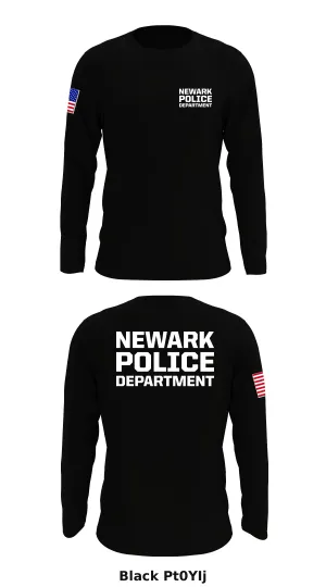 Newark police dept Store 1 Core Men's LS Performance Tee - Pt0YIj