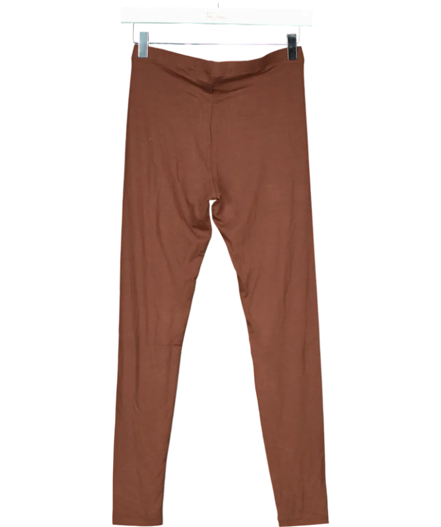 Next Brown Full Length Leggings UK 8